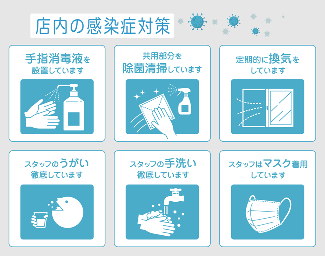 店内の衛生管理